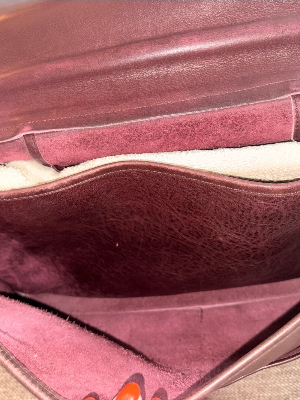 Burgundy Coach diplomat Briefcase - Picture 9 of 11